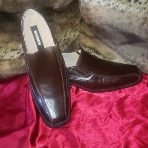 Steve Madden Leather Royal Brown Men's Shoes